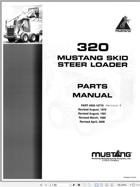 mustang skid steer 320 manual|mustang skid steer attachments.